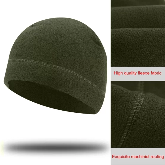 Men Women Beanies Hats Winter Warm Sports Cycling Running Ski Bonnet Caps Outdoor Fleece Windproof  Military Tactical Cap - Image 6