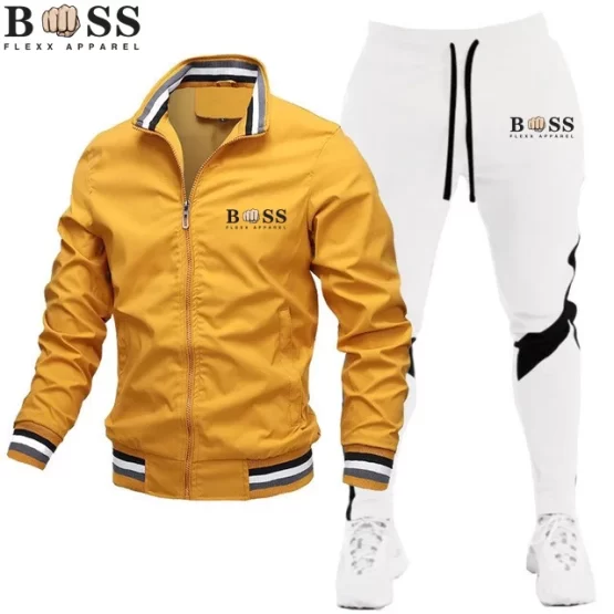 New Mens Tracksuits 2024 Men Sets Sweatshirt+sweatpants Tracksuit Zipper Stand Collar Sports Suit Jogging Fitness Men Clothing - Image 15