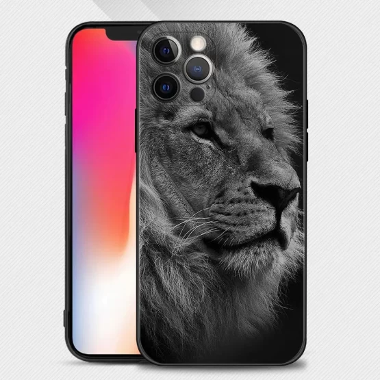 Case For Apple iPhone 15 14 14 13 12 11 Pro Max Mini XS Max XR X 7 8 Plus Cover Shell Wolf Dog Cat Bird Lion Tiger Animal - Image 8