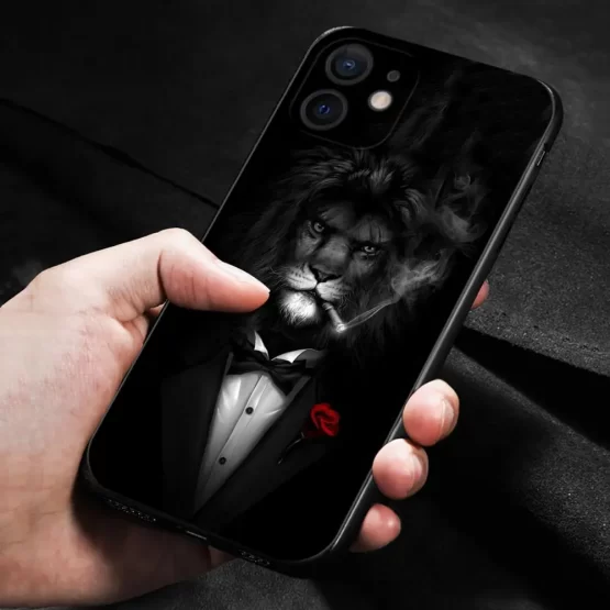 Case For Apple iPhone 15 14 14 13 12 11 Pro Max Mini XS Max XR X 7 8 Plus Cover Shell Wolf Dog Cat Bird Lion Tiger Animal - Image 4