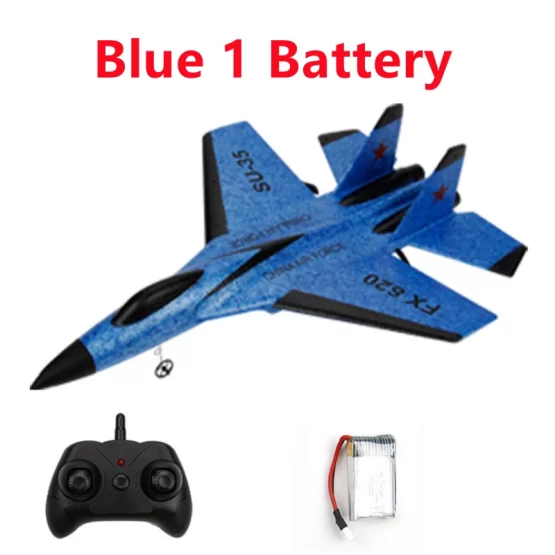FX-620 SU-35 RC Remote Control Airplane 2.4G Remote Control Fighter Hobby Plane Glider Airplane EPP Foam Toys RC Plane Kids Gift - Image 7