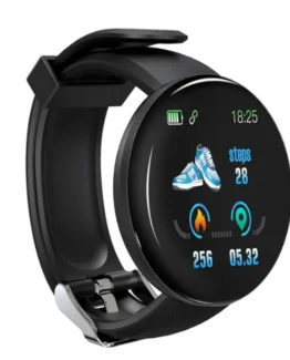 D18 Fitness Smartwatch Monitor Blood Pressure Heart Rate Waterpoof Sport Watch for Men Women Works with Android/iOS